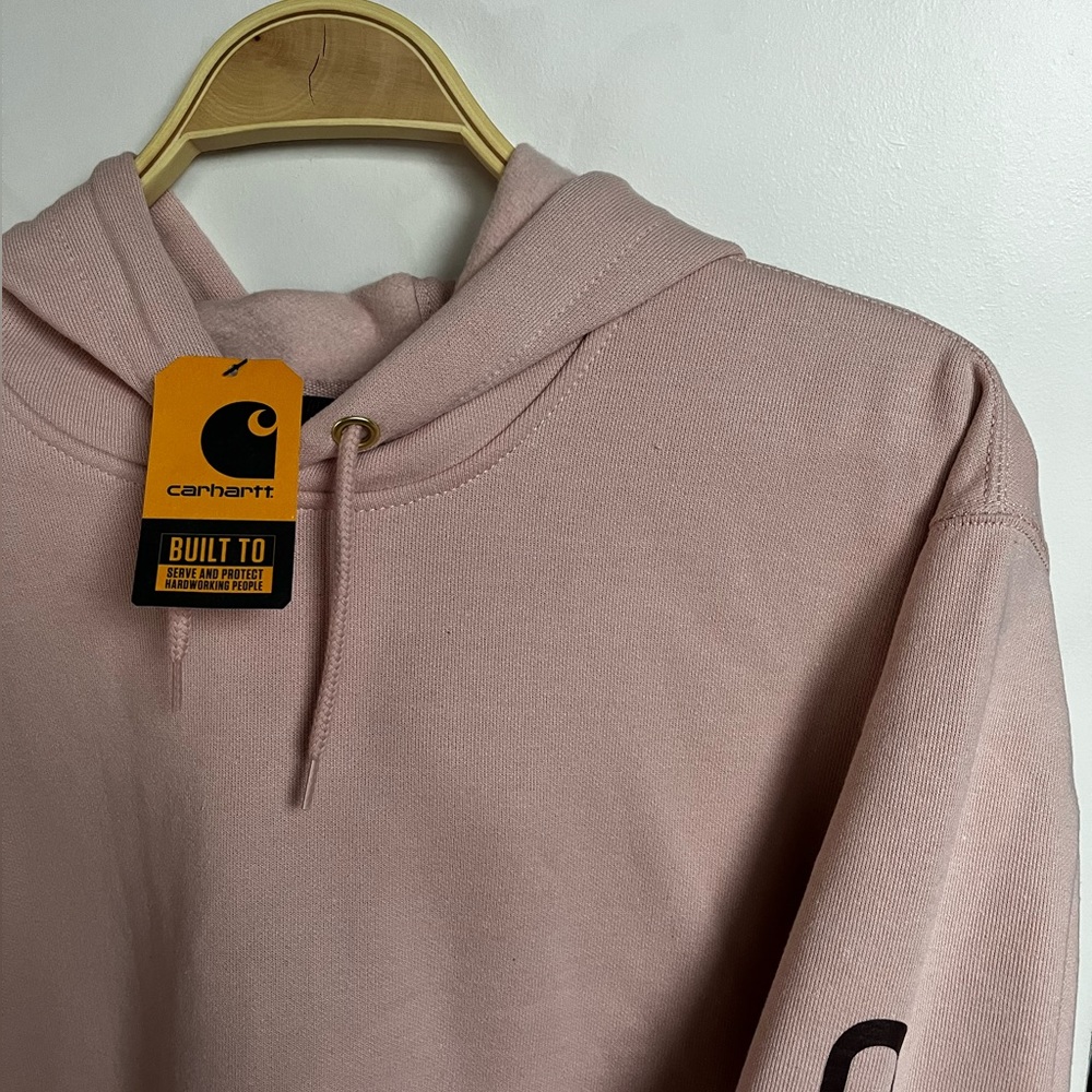 NWT Carhartt Clarksburg Graphic Sleeve Pullover Sweater